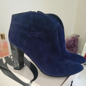Nine west suede booties. Size 10